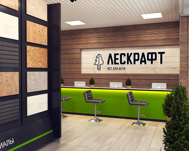 Фото из портфолио Шоурум дерева Лескрафт в г.Севастопль – фотографии дизайна интерьеров на INMYROOM