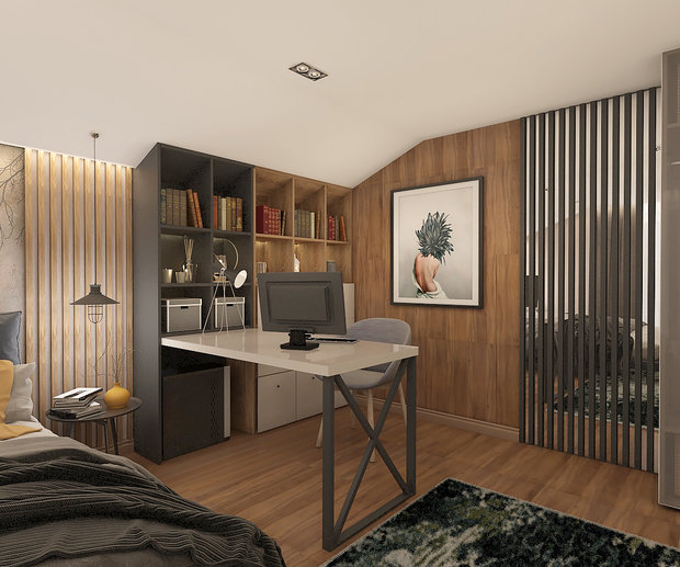 Фото из портфолио Современный стиль с элементами скандинавского – фотографии дизайна интерьеров на INMYROOM