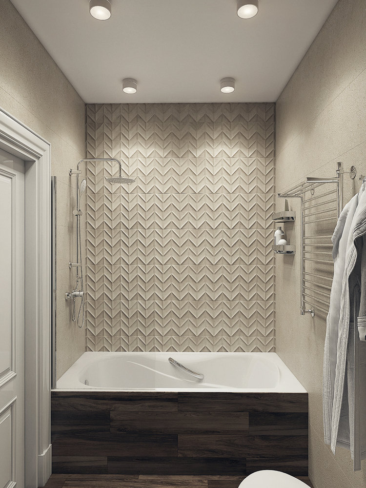 Фотография: Ванная в стиле Современный, Квартира, Проект недели, Москва, Монолитный дом, ЖК «Водный», 3 комнаты, 60-90 метров, Маргарита Фомина – фото на INMYROOM Фотография: Ванная в стиле Современный, Квартира, Проект недели, Москва, Монолитный дом, ЖК «Водный», 3 комнаты, 60-90 метров, Маргарита Фомина – фото на INMYROOM