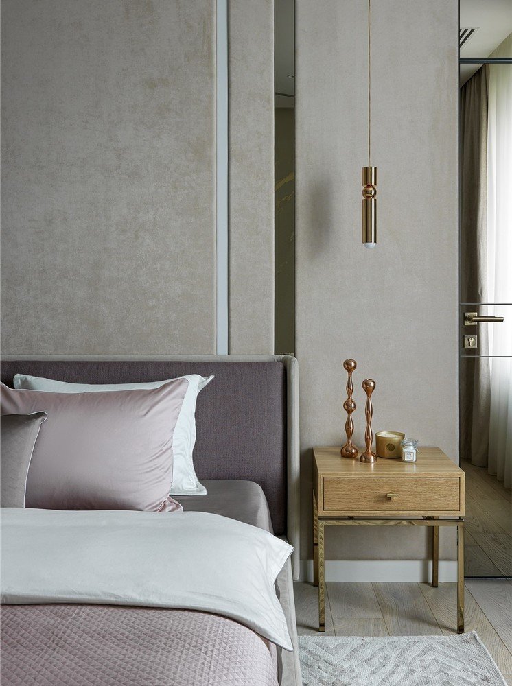Фотография: Спальня в стиле Современный, Квартира, Проект недели, Москва, Мария Рублева, 4 и больше, Более 90 метров, #эксклюзивныепроекты – фото на INMYROOM