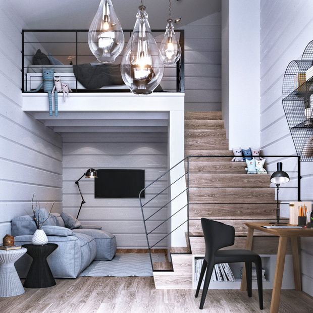 Фото из портфолио коттедж п.Кирполье – фотографии дизайна интерьеров на INMYROOM