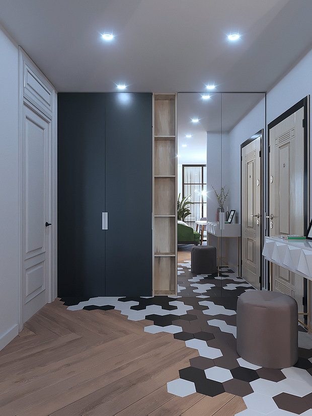 Фото из портфолио Дизайн квартиры Idel Tower – фотографии дизайна интерьеров на INMYROOM