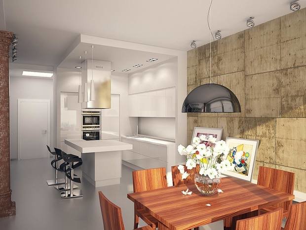 Фото из портфолио Апартаменты с панорамой – фотографии дизайна интерьеров на INMYROOM