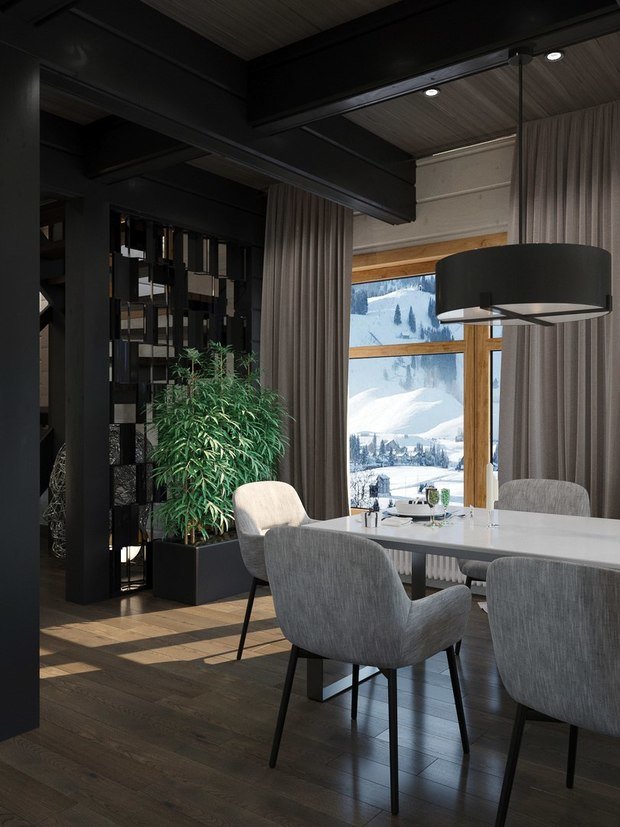 Фото из портфолио Дом из бруса 1-ый этаж – фотографии дизайна интерьеров на INMYROOM