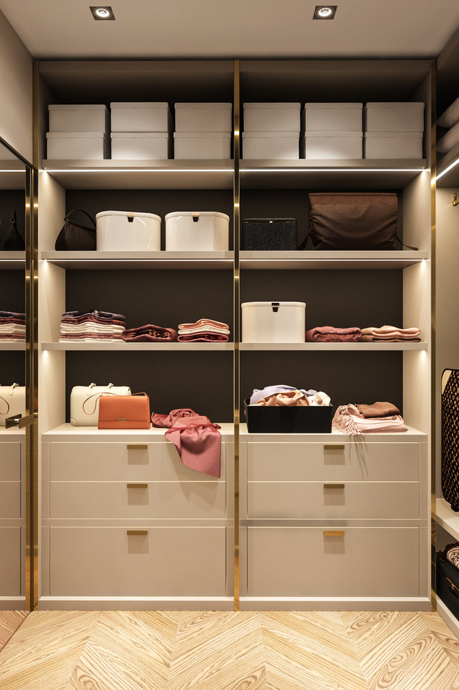 Фотография: Гардеробная в стиле Современный, Малогабаритная квартира, Квартира, Студия, Проект недели, Москва, Монолитный дом, до 40 метров, ЖК «Сердце Столицы», Галина Акчурина – фото на INMYROOM Фотография: Гардеробная в стиле Современный, Малогабаритная квартира, Квартира, Студия, Проект недели, Москва, Монолитный дом, до 40 метров, ЖК «Сердце Столицы», Галина Акчурина – фото на INMYROOM