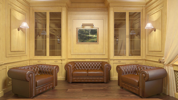 Фото из портфолио Кабинет. Частный дом. – фотографии дизайна интерьеров на INMYROOM