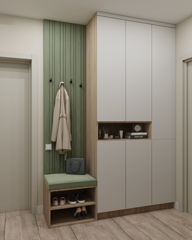 Фото из портфолио Однокомнатная квартира – фотографии дизайна интерьеров на INMYROOM