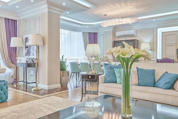 Фото из портфолио Чарующая неоклассика в Нур-Султане – фотографии дизайна интерьеров на INMYROOM