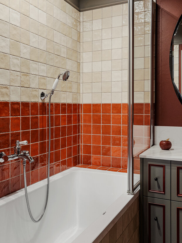 Фотография: Ванная в стиле Современный, Квартира, Проект дня, Минск, 3 комнаты, Анастасия Венедчук – фото на INMYROOM