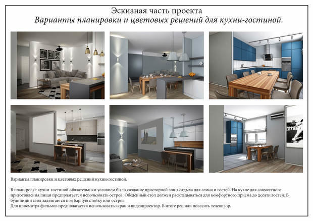 Фото из портфолио Дизайн проект Мосфильмовская – фотографии дизайна интерьеров на INMYROOM