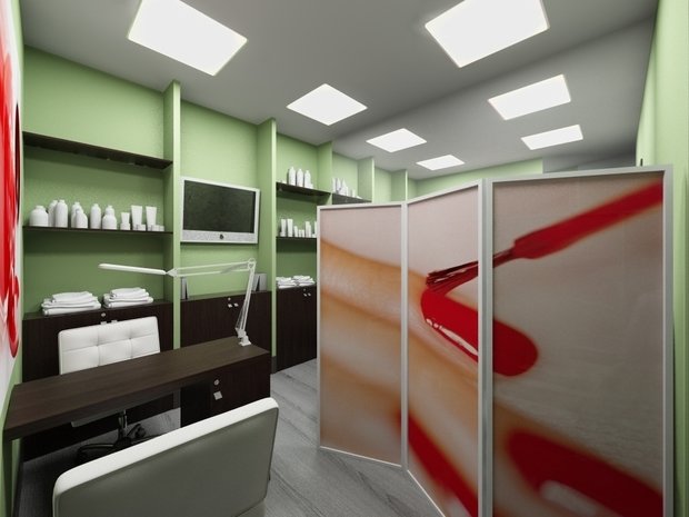 Фото из портфолио Салон красоты софите в Киеве – фотографии дизайна интерьеров на INMYROOM