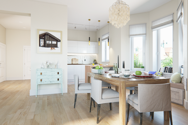 Фото из портфолио Загородный дом в Ленинградской области – фотографии дизайна интерьеров на INMYROOM