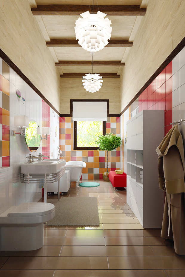 Фото из портфолио Дизайн-проект деревянного дома в Нижегородской области – фотографии дизайна интерьеров на INMYROOM