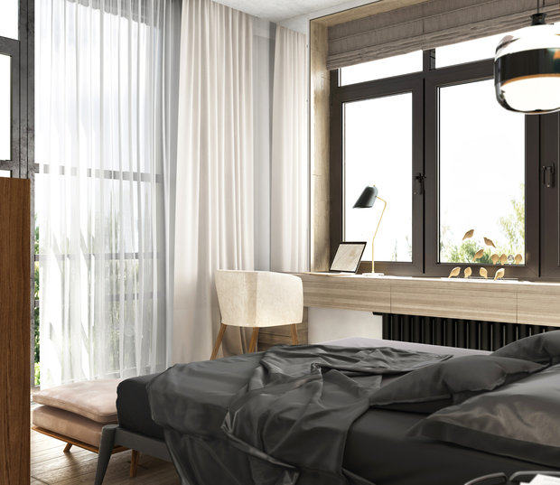 Фото из портфолио Лофт Зеленая роща – фотографии дизайна интерьеров на INMYROOM