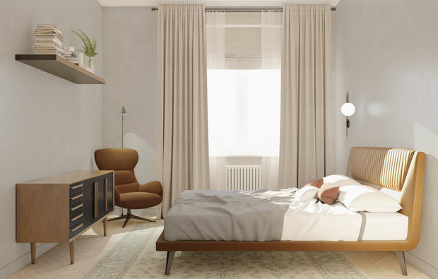 Фото из портфолио Квартира Туманное утро – фотографии дизайна интерьеров на INMYROOM