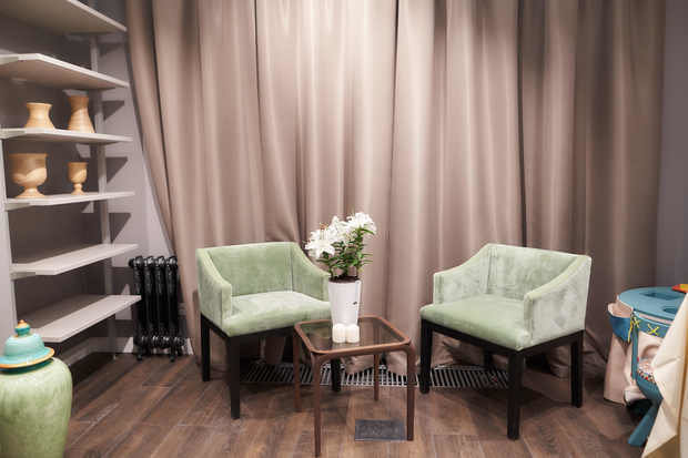 Визуализация интерьера гостиной в современном стиле