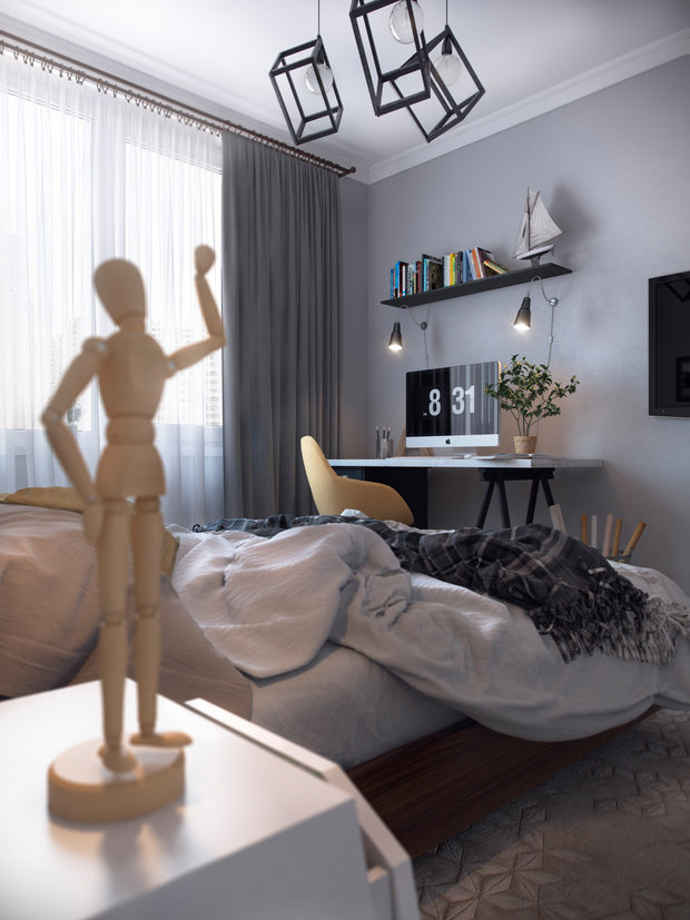 Фото из портфолио Спальня для фотографов – фотографии дизайна интерьеров на INMYROOM
