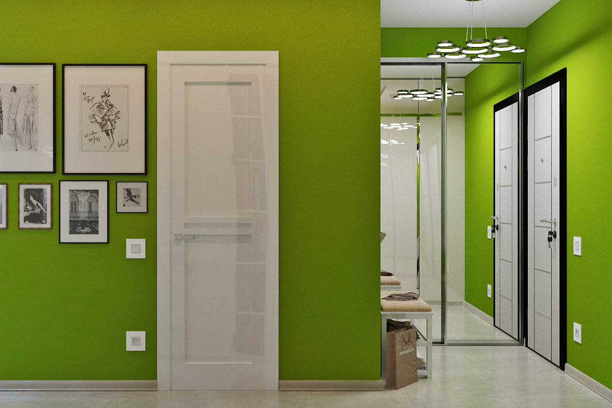 Фото из портфолио Свежий интерьер для кухни и прихожей – фотографии дизайна интерьеров на INMYROOM Фото из портфолио Свежий интерьер для кухни и прихожей – фотографии дизайна интерьеров на INMYROOM