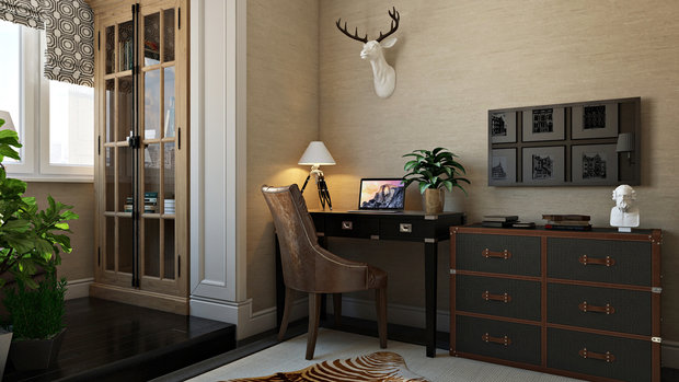 Фотография: Кабинет в стиле Эклектика, Современный, Карта покупок, Инна Усубян – фото на INMYROOM