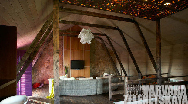 Фото из портфолио Лаунж мансарда – фотографии дизайна интерьеров на INMYROOM