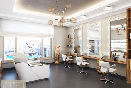 Дизайн проект салона красоты Beauty spa lounge