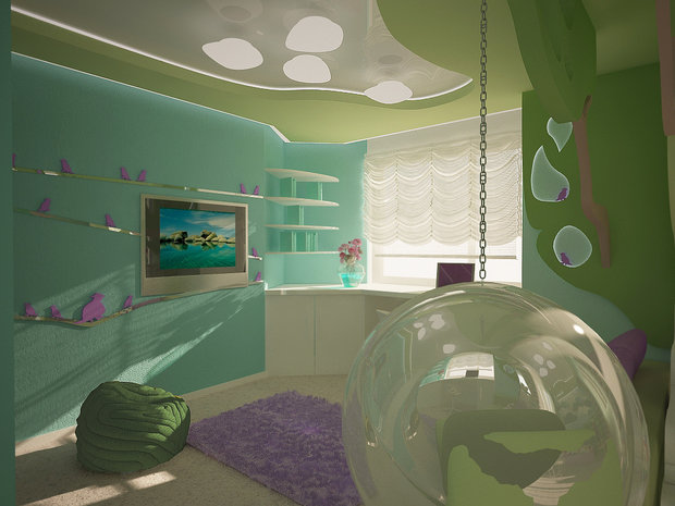 Фото из портфолио Детская для принцессы – фотографии дизайна интерьеров на INMYROOM