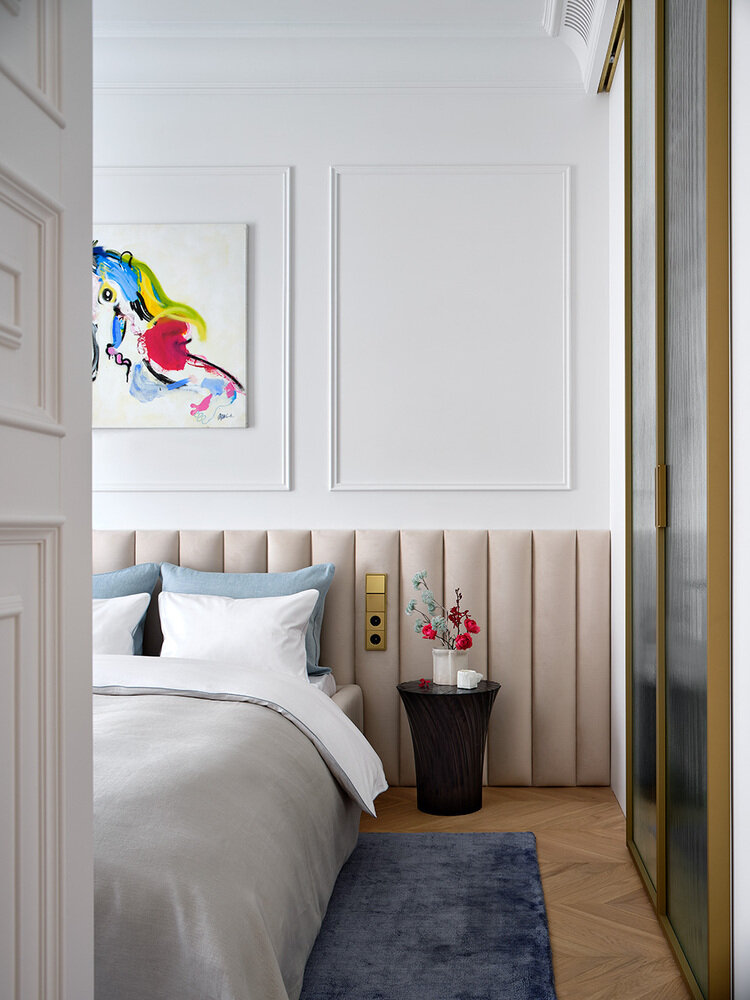 Фотография: Спальня в стиле Классический, Современный, Квартира, Проект недели, Москва, 2 комнаты, 40-60 метров, Elements – фото на INMYROOM