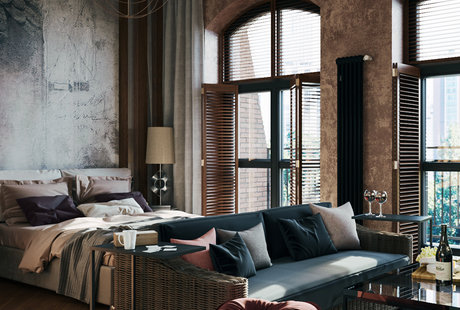 Интерьер студии 40 кв.м. Italian Loft