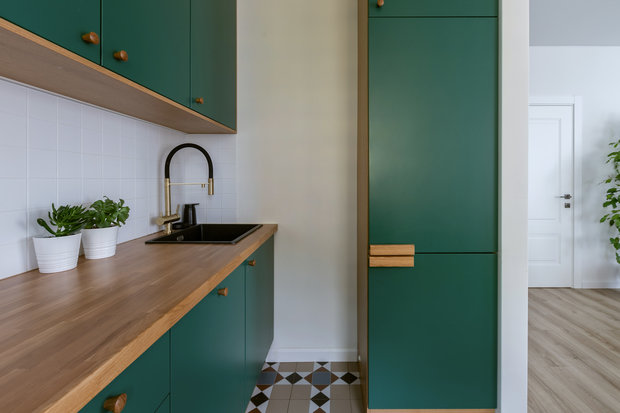 Фотография: Кухня и столовая в стиле Скандинавский, Эклектика, Проект недели, Санкт-Петербург, Эко, 3 комнаты, 60-90 метров, I am design studio – фото на INMYROOM