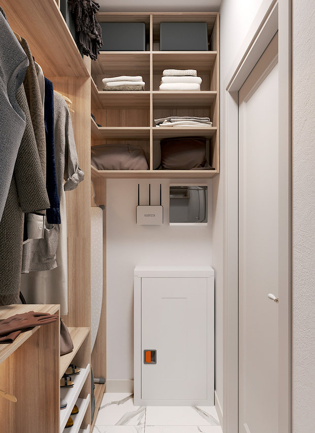 Фото из портфолио ДИЗАЙН ОДНОКОМНАТНОЙ КВАРТИРЫ 49,3 КВ.М В ПОДОЛЬСКЕ – фотографии дизайна интерьеров на INMYROOM