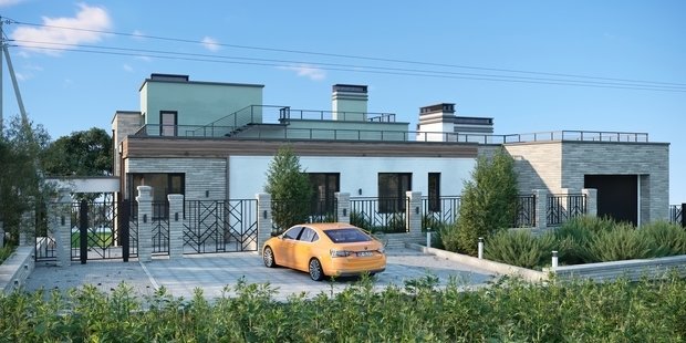 Фото из портфолио Коттедж в респ. Башкортостан – фотографии дизайна интерьеров на INMYROOM