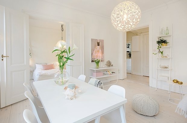 Фотография: Кухня и столовая в стиле Классический, Декор интерьера, Дизайн интерьера, Цвет в интерьере, Советы, Белый – фото на INMYROOM