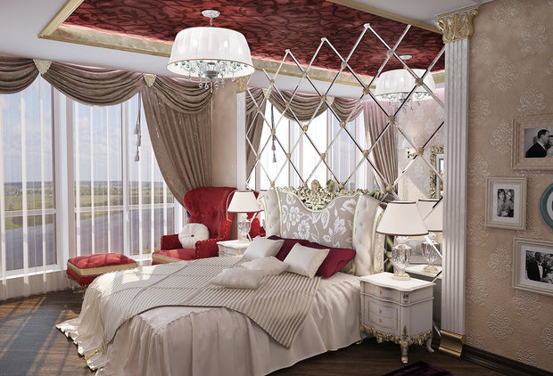 Фото из портфолио Спальня кв Юбилейный – фотографии дизайна интерьеров на INMYROOM