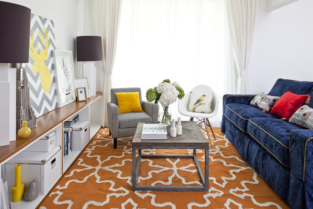 Фотография: Гостиная в стиле Скандинавский, Квартира, Проект недели – фото на INMYROOM