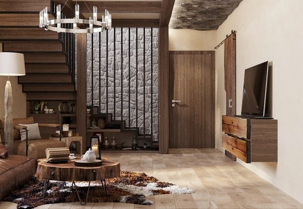 Фото из портфолио ОХОТНИЧЬЯ УСАДЬБА – фотографии дизайна интерьеров на INMYROOM
