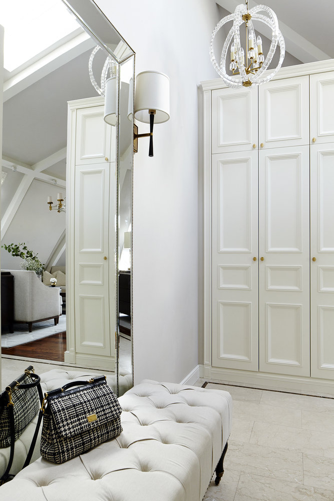 Фотография: Прихожая в стиле Современный, Классический, Квартира, Проект недели, Москва, Монолитный дом, 4 и больше, Более 90 метров, Ольга Солнышкова, ЖК «Николаевский» – фото на INMYROOM