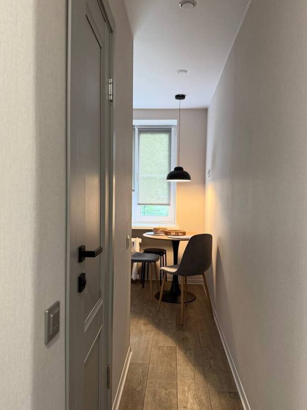 Фотография: Кухня и столовая в стиле Скандинавский, Современный, Квартира, Проект дня, Санкт-Петербург, Хрущевка, 2 комнаты, 40-60 метров, Анна Карачева – фото на INMYROOM