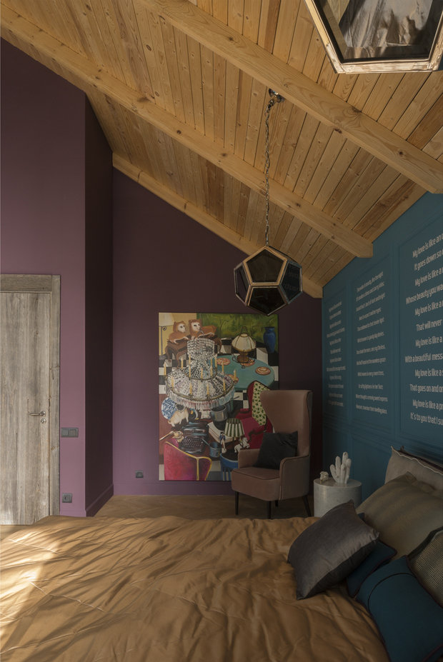Фото из портфолио Брутальный загородный дом  – фотографии дизайна интерьеров на INMYROOM