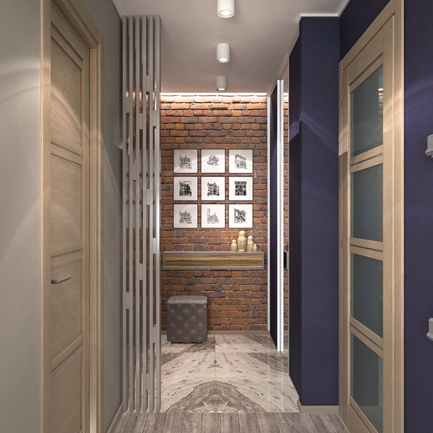 Фото из портфолио LOFT в однокомнатной хрущевке – фотографии дизайна интерьеров на INMYROOM