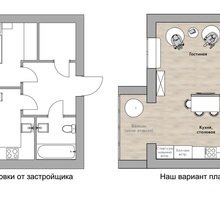 Фото из портфолио Проект "49 метров комфорта" – фотографии дизайна интерьеров на INMYROOM