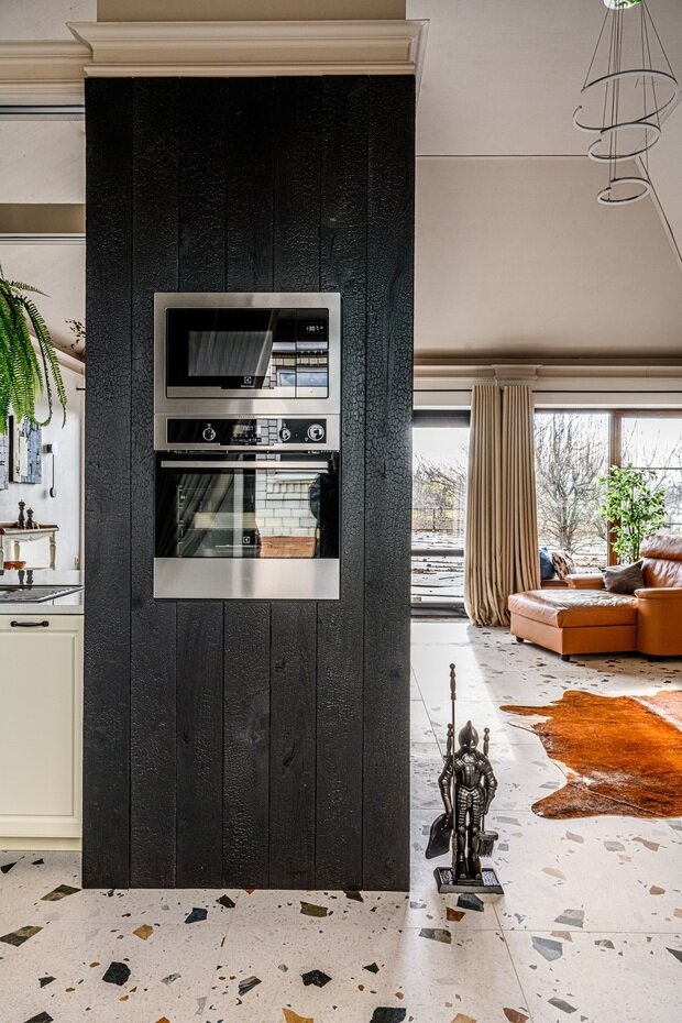 Фотография: Кухня и столовая в стиле Прованс и Кантри, Современный, Эклектика, Проект дня, Краснодар, Маргарита Мельникова, Кирпичный дом, 1 комната, 40-60 метров, Андрей Мельников – фото на INMYROOM