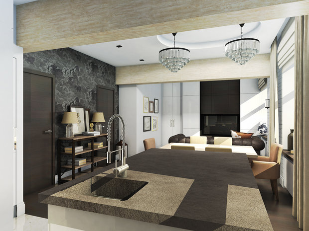 Фото из портфолио Квартира на ул. Генерала Ермолова – фотографии дизайна интерьеров на INMYROOM