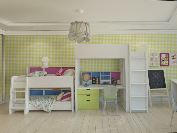 Фото из портфолио Трехкомнатная квартира в Железнодорожном – фотографии дизайна интерьеров на INMYROOM