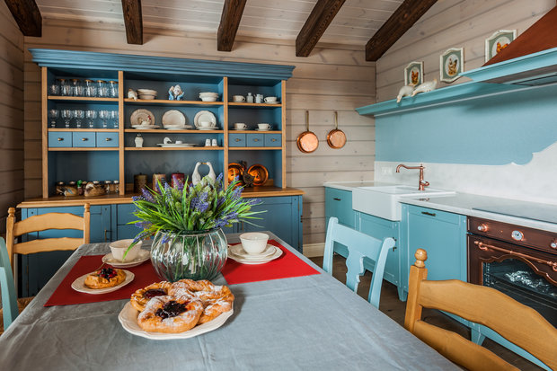 Фотография: Кухня и столовая в стиле Прованс и Кантри, Дом, Проект недели, Дом и дача, Челябинск, 3 комнаты, Более 90 метров, Марина Кутепова – фото на INMYROOM