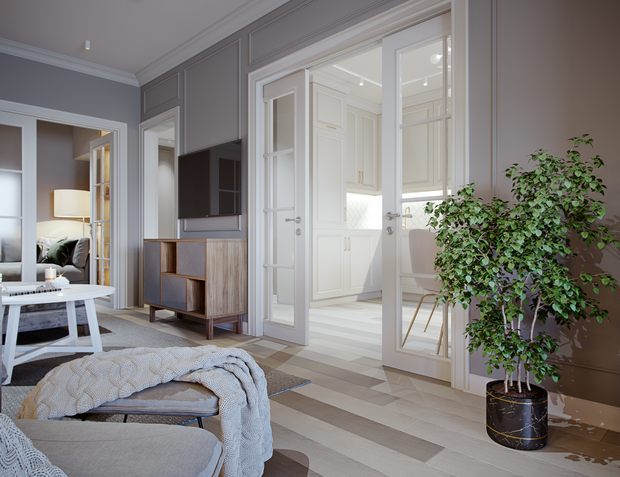 Фото из портфолио  Apartment «Gorod»  – фотографии дизайна интерьеров на INMYROOM