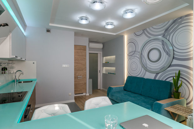 Фото из портфолио Бирюзовая лагуна – фотографии дизайна интерьеров на INMYROOM
