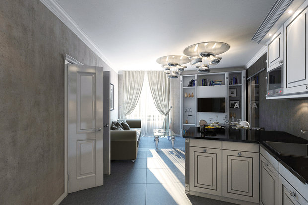 Фотография: Кухня и столовая в стиле Эклектика, Квартира, Дома и квартиры, Проект недели – фото на INMYROOM