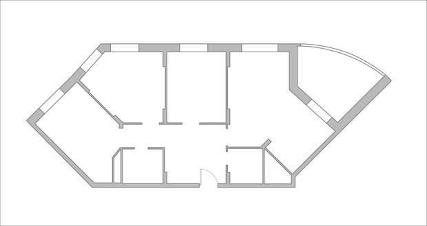 Фото из портфолио Геометричность пространства. Город Жуковский. – фотографии дизайна интерьеров на INMYROOM