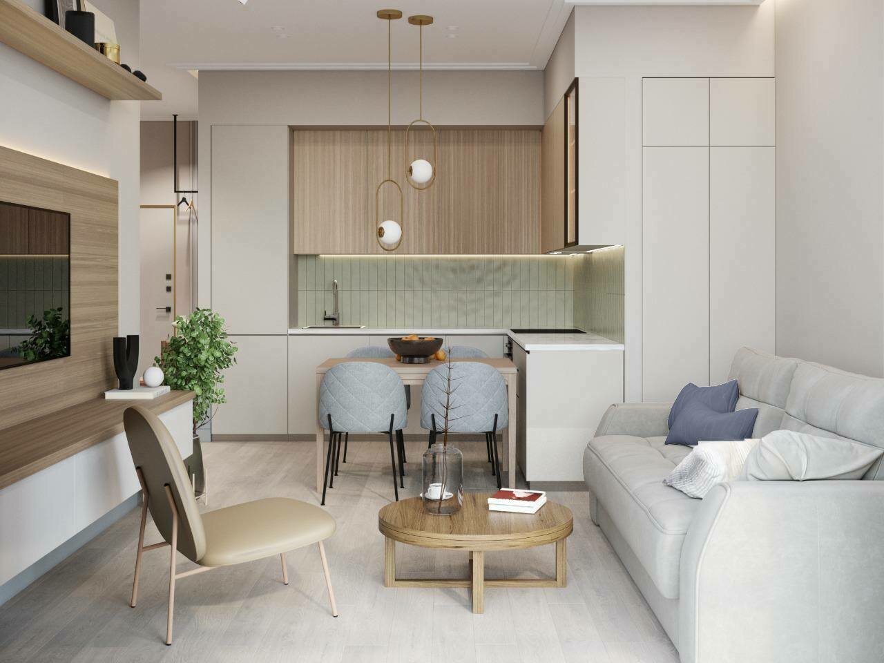 Фотография: Гостиная в стиле Современный, Проект недели, Москва, 3 комнаты, 60-90 метров, Анна Коробко, D.A.interior design, Дмитрий Коробко – фото на INMYROOM Фотография: Гостиная в стиле Современный, Проект недели, Москва, 3 комнаты, 60-90 метров, Анна Коробко, D.A.interior design, Дмитрий Коробко – фото на INMYROOM