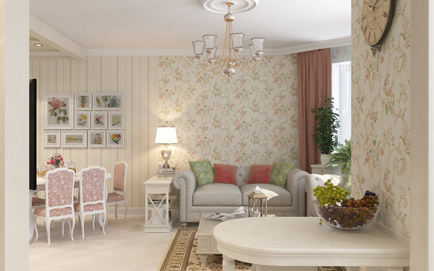 Фото из портфолио Прованс в современной новостройке – фотографии дизайна интерьеров на INMYROOM